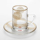 Tea Cup and Saucer Set - 6 Pcs